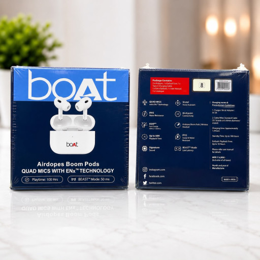 Boat Airpods Pro Ear Buds Hard Packing