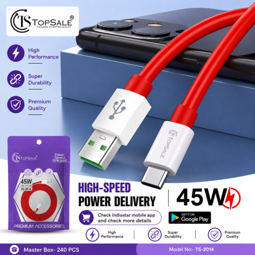 TopeSale 2013 45W Typecc  Red Cable