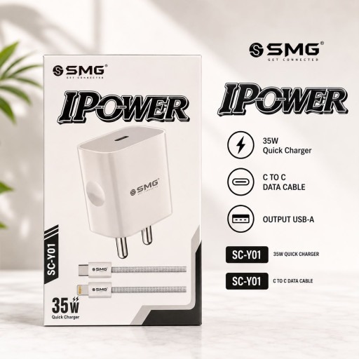 SMG Y01 IPowar 35W Type c To IPhone Charger 1Y Warranty