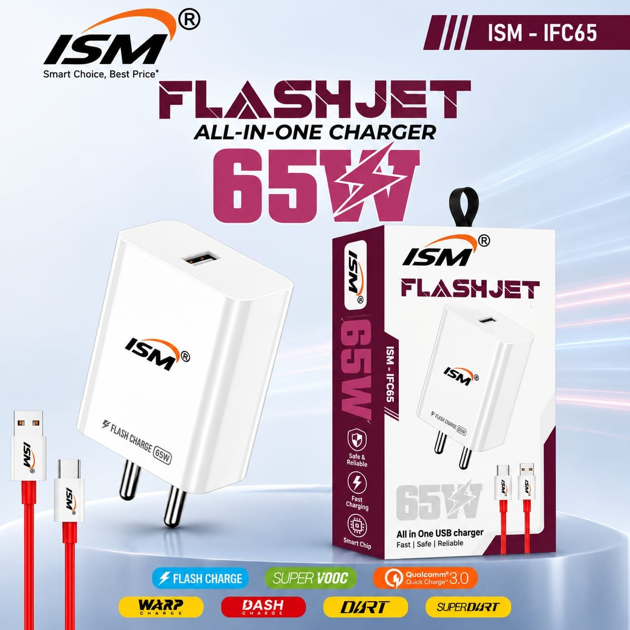 ISM FC65 65W FLASHJET Mobile Charger