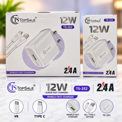 TopSale TS-252 Type c Mobile Fast Charger