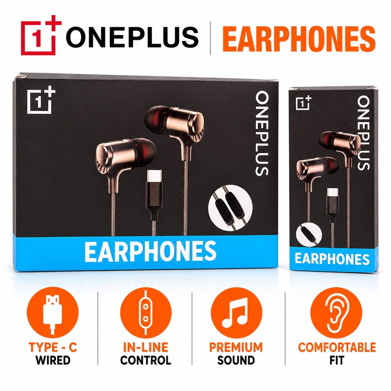 One Plus Bullats Wired Type c Earphone
