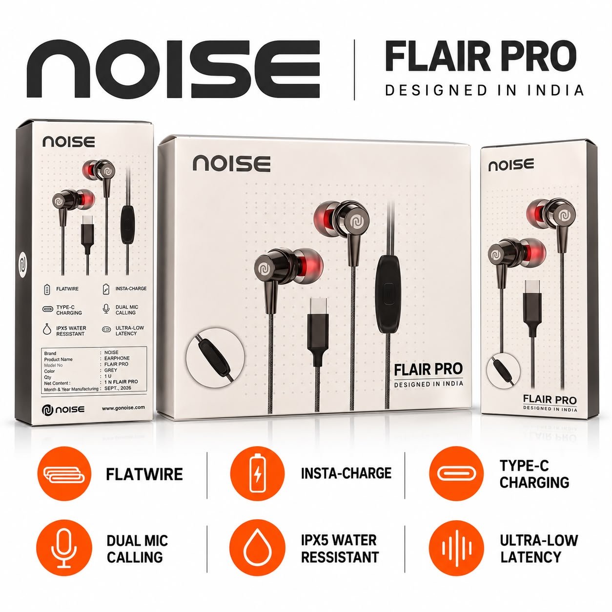 Noise Wired  Type c Earphone