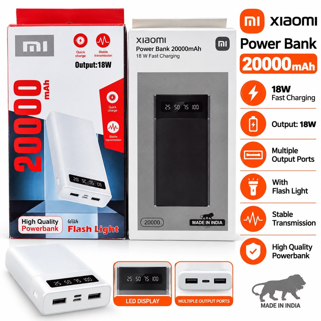 Mi 20000 Mah Powar Bank
