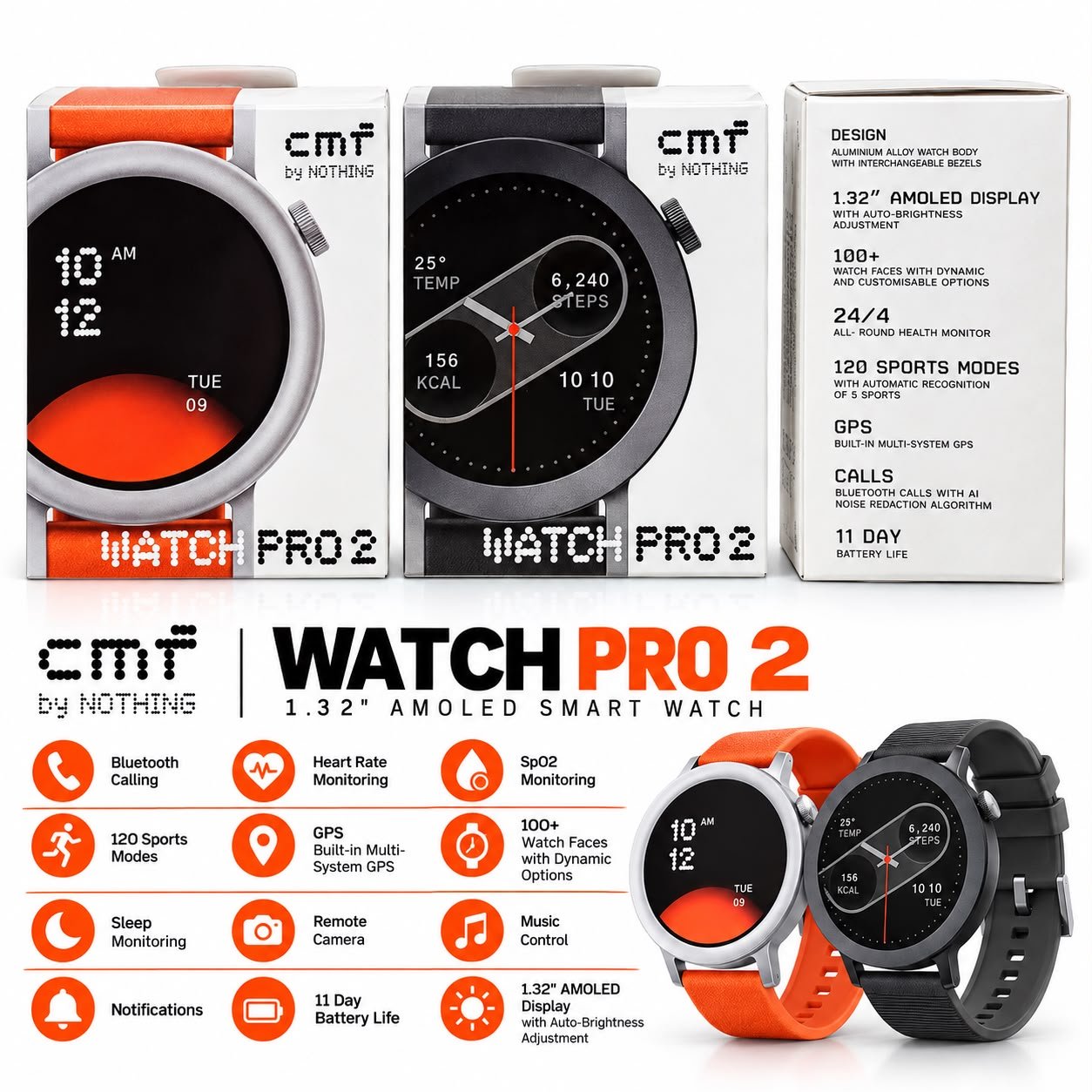 CMF Watch Pro2 Smart Watch