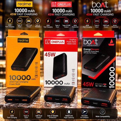 Mix 10000mAh 45W Fast Charging Power Bank