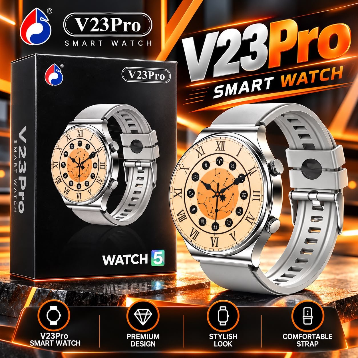 V23 Pro Watch 5 Smart Watch