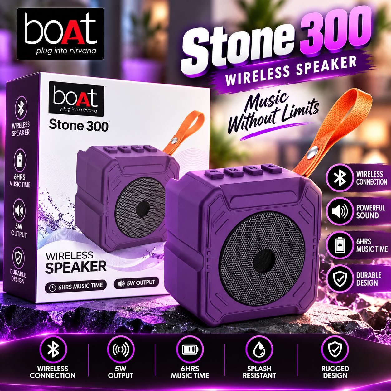 boAt Stone 300 Wireless Speaker