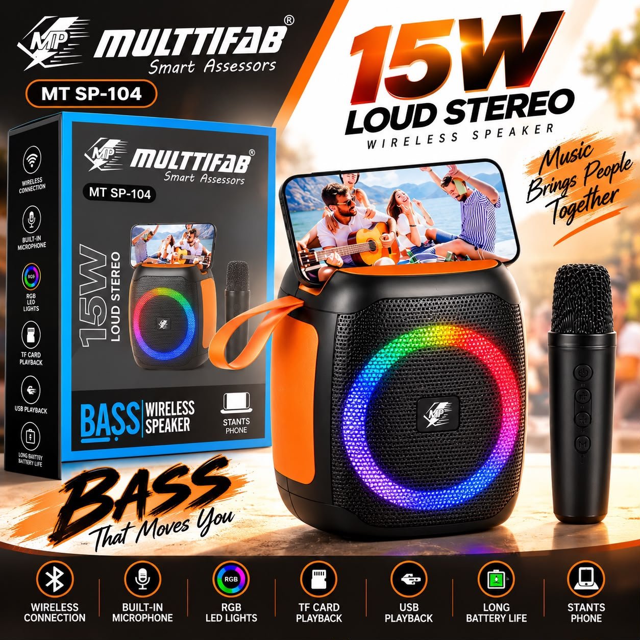 MULTIFAB MT SP-104 Wireless Speaker