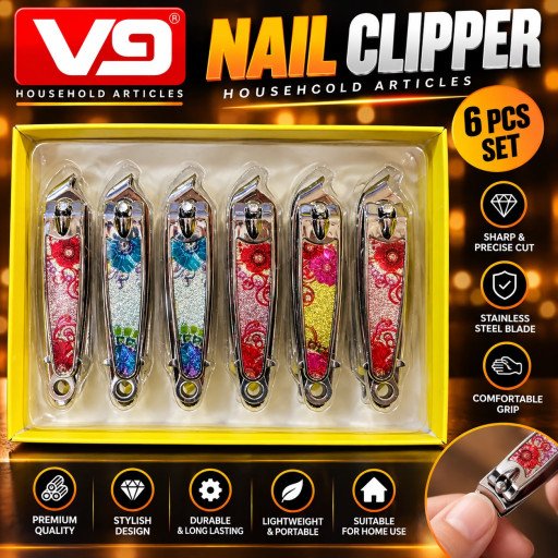 VS Premium Nail Clippers – Floral Printed Design