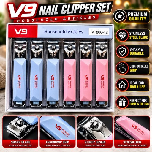 VS Fashion Nail Clipper Set – VT806-12