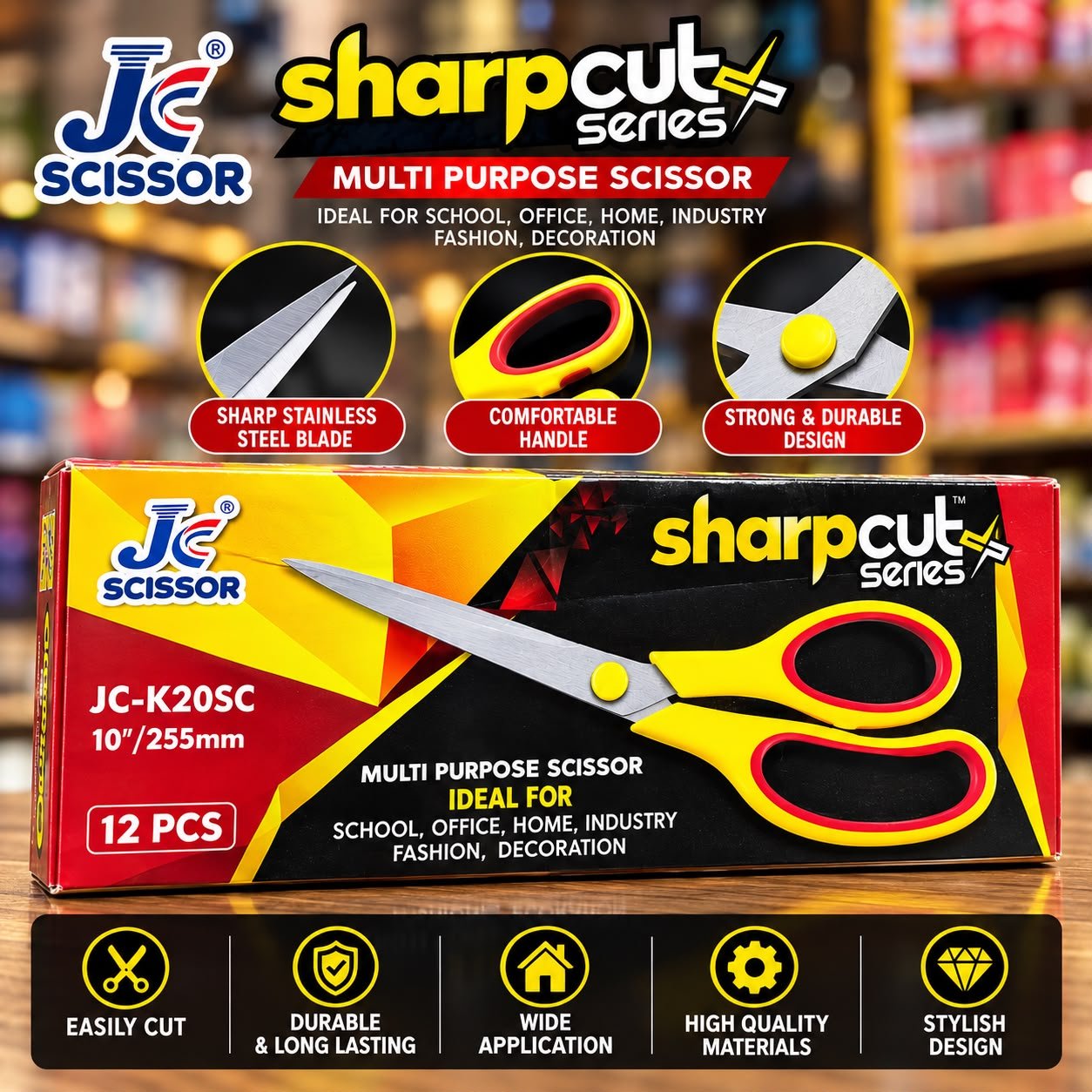 JC Sharp Cut Series Scissors (JC-K20SC) kesi