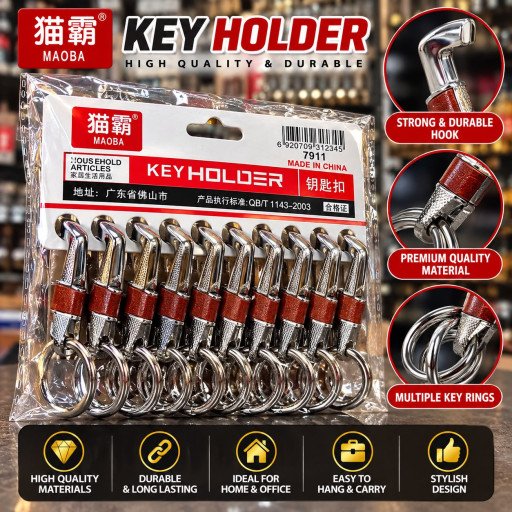 MAOBA Premium Metal Hook Key Holder – Model 7911