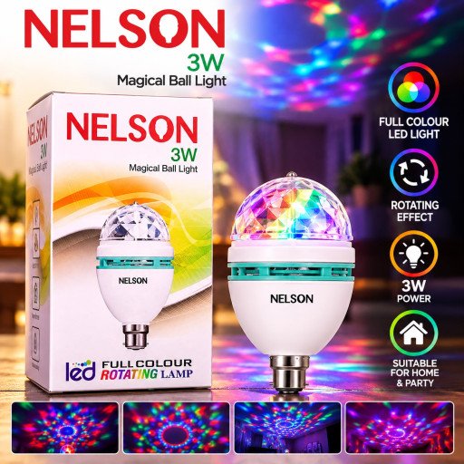 NELSON 3W Magical Ball Light