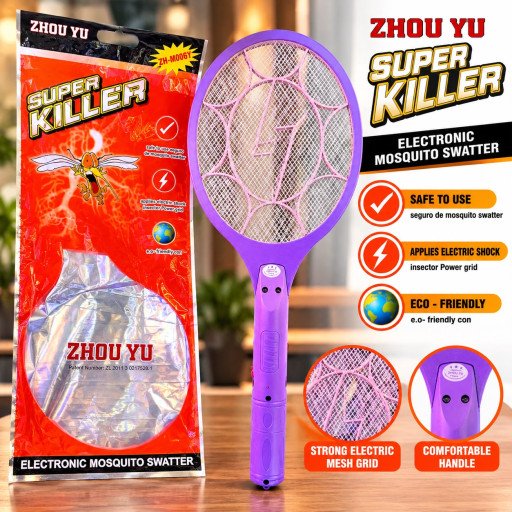ZHOU YU Super Killer Electronic Mosquito Swatter