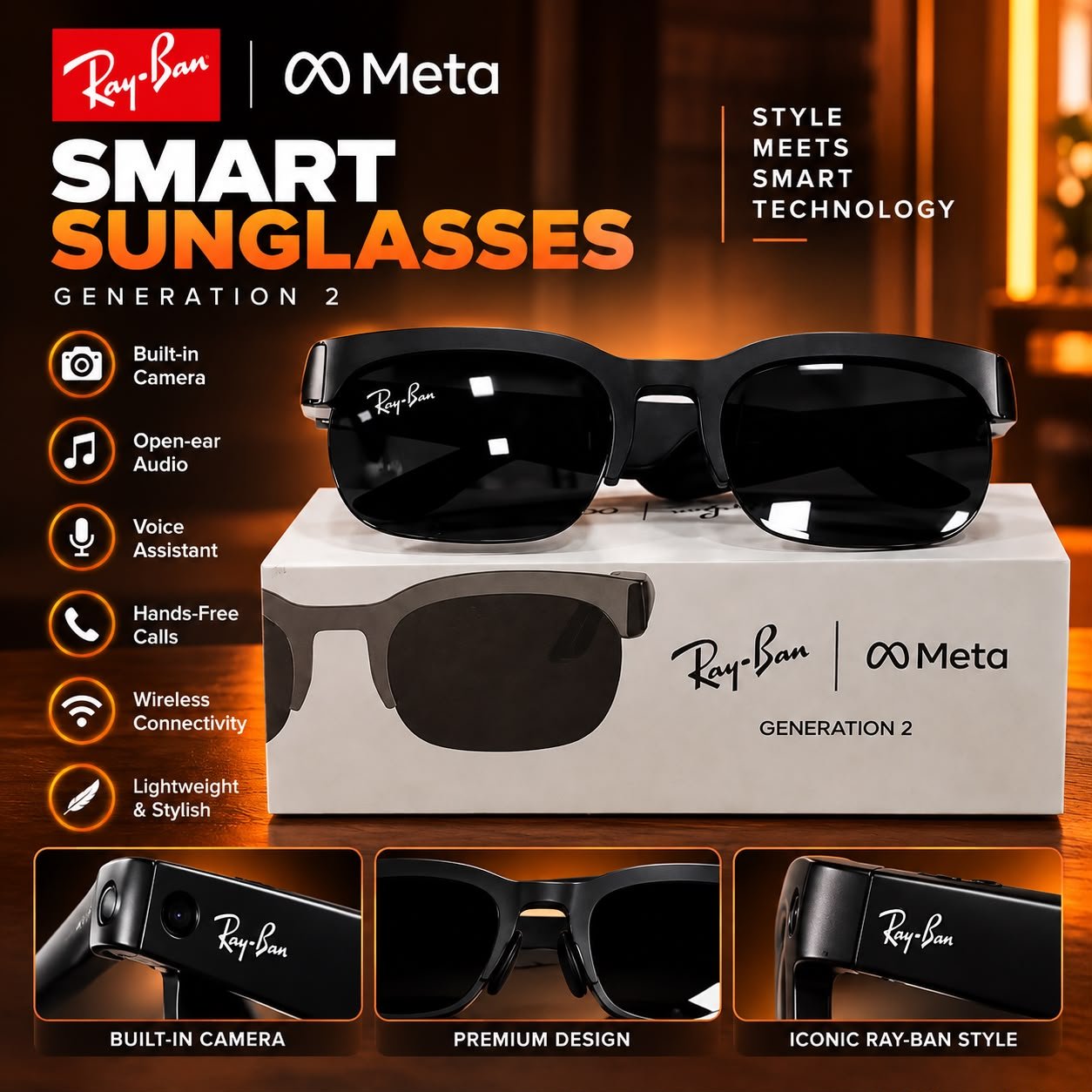 Ray-Ban Meta Generation 2 Smart Glasses