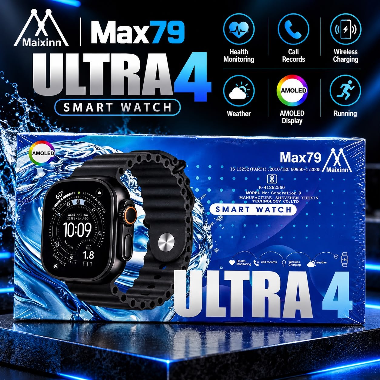 Maixinn Max79 Ultra 4 Smart Watch