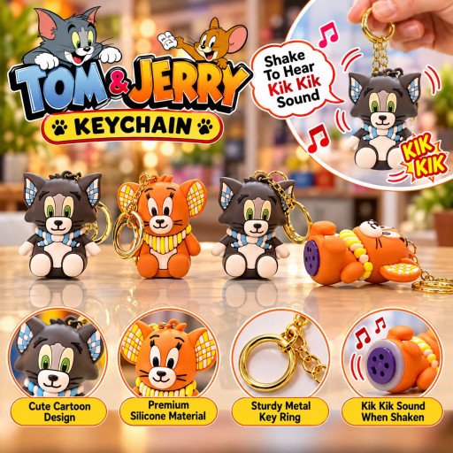 Tom & Jerry Sound Keychain K11