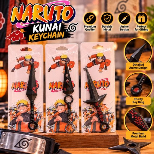 Naruto Kunai Metal Keychain K16