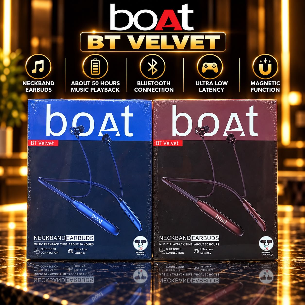 boAt BT Velvet Wireless Neckband