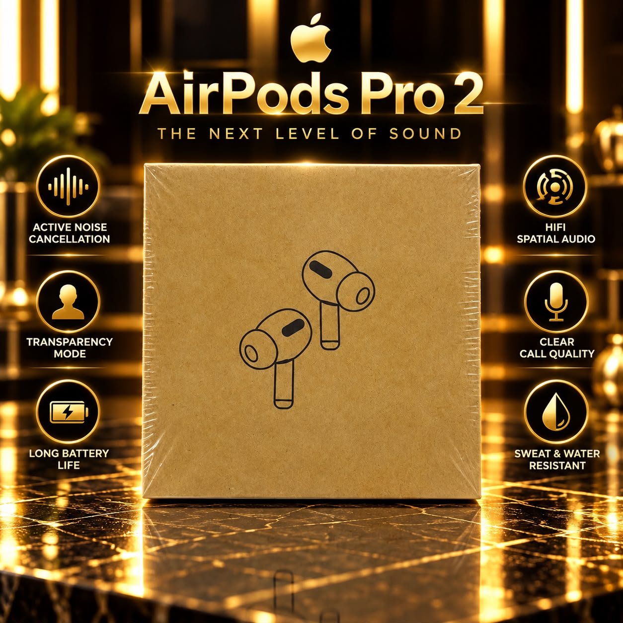 Apple AirPods Pro 2 – Wireless TWS Earbuds