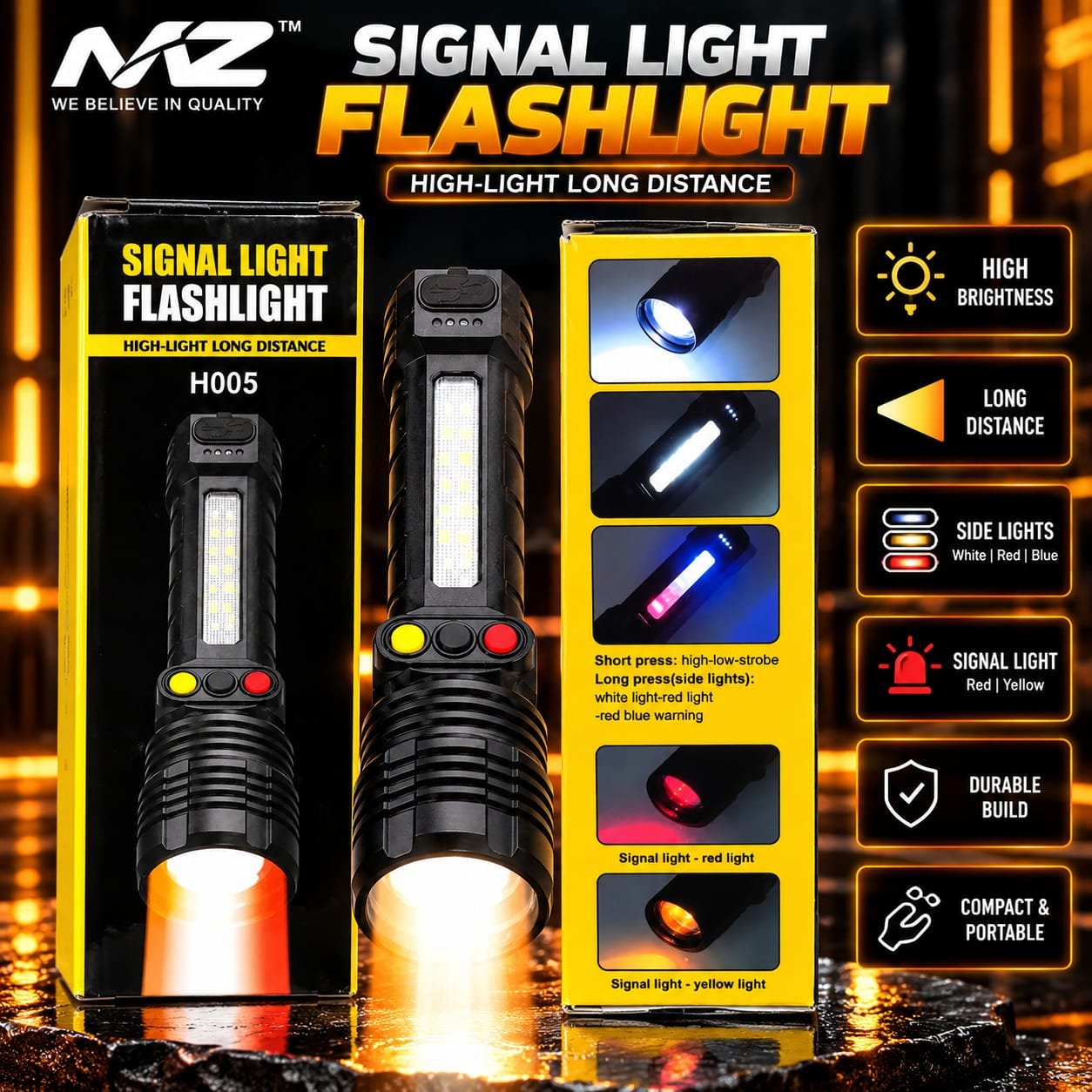 H005 Signal Light Flashlight