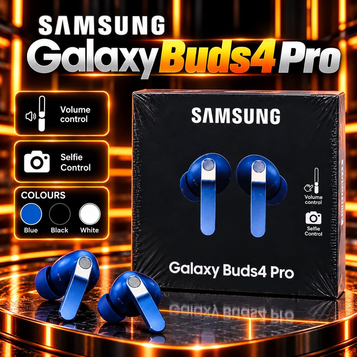 Samsung Galaxy Buds4 Ear Buds Hard Packing
