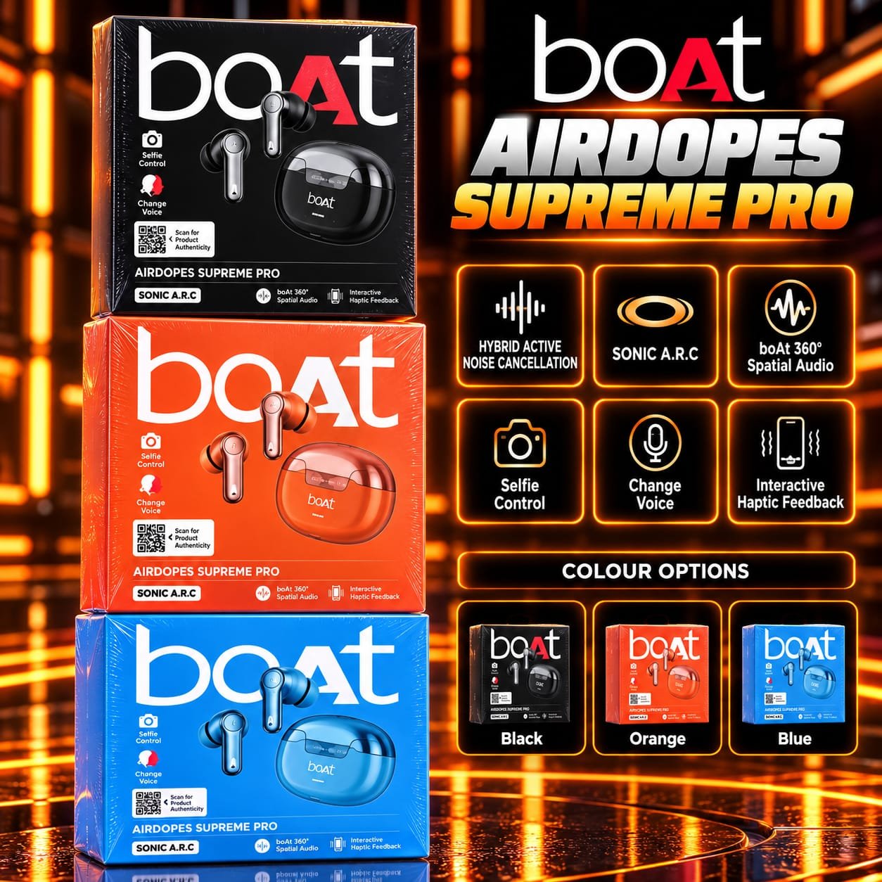 Boat SupremePro Ear Buds Big Box