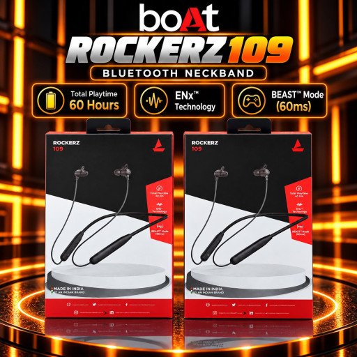 boAt Rockerz 109 Bluetooth Neckband Care Type Quility Sure