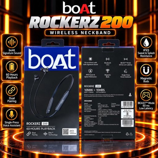boAt Rockerz 200 Bluetooth Neckband